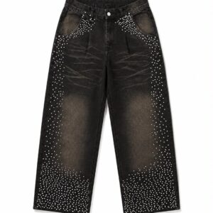 Pantalon Baggy con Brillo